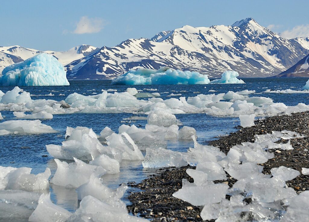 Iceberg alle Isole Svalbard
